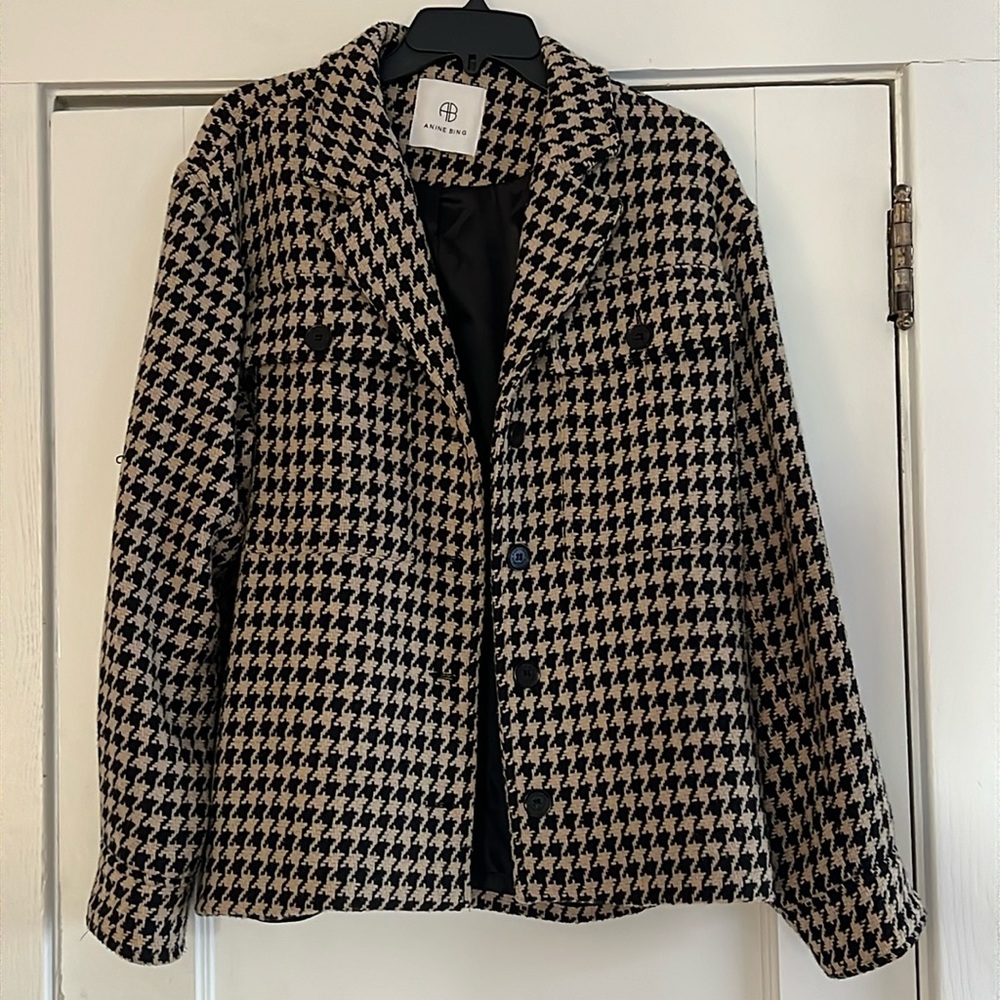 Anine Bing Check Jacket